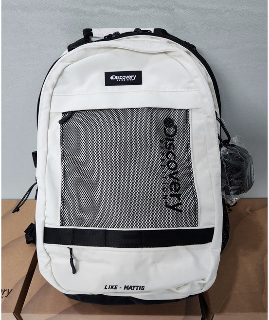 [디스커버리 국내매장판] 라이크 에어 매티스 백팩 크림색상 DXBK0015N-CRS 대학생 고등학생 중학생 입학 고학년 신학기 책가방 입학