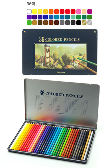 넥스프로 틴색연필 36색, 1개