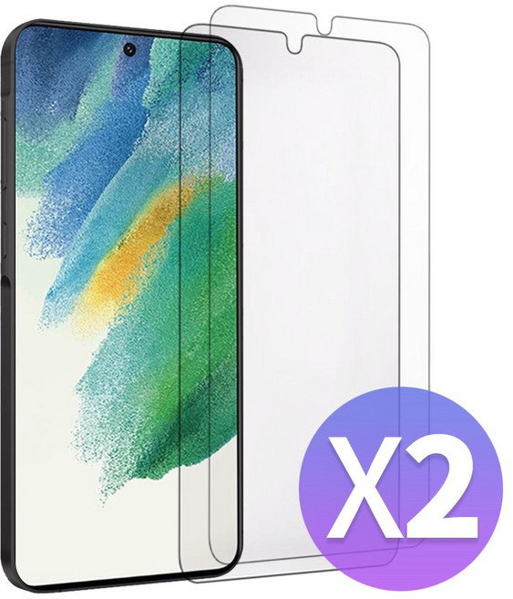 스톤스틸 1+1 갤럭시 S21 플러스 울트라 지문 인식 평면 PET 필름, 2개