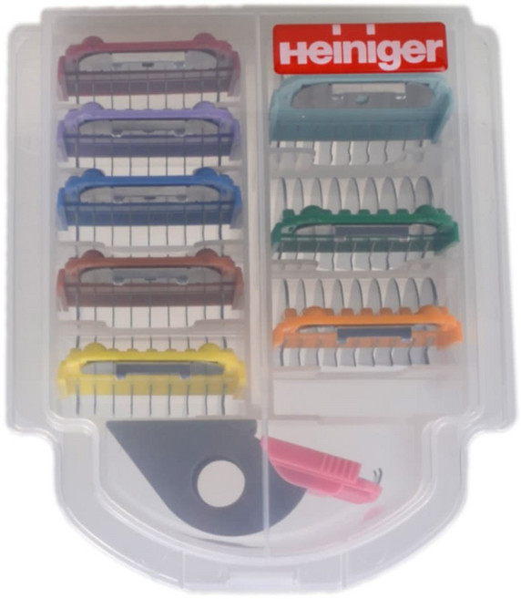 하인이거 Heiniger 사파이어 오팔 클리퍼 부착용 빗 9개 세트