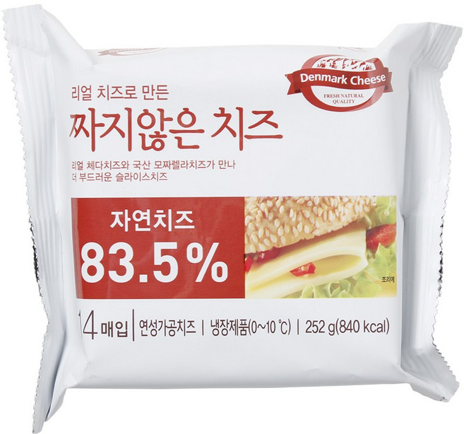 소와나무 짜지않은치즈 252g, 10개