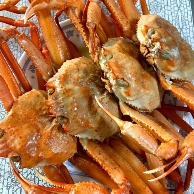 국내산 자숙 홍게, 1개, 2kg/라면용(수율40~50%)/6~8미