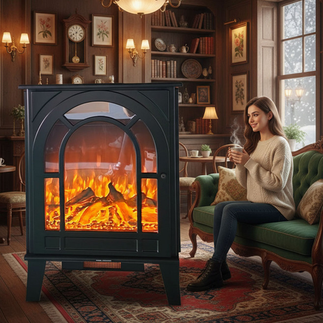 불멍인테리어 대형 벽난로 로망XL 카페포토존 교회 크리스마스 소품 조명 LED무드등 전기불멍 장작난로, 강원/경상/전라, 로망XL(단품)