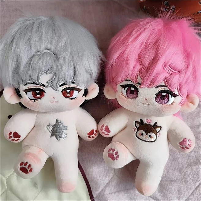 플레이브 인형 솜인형 PLAVE 액세서리 예준 (PLAVE), 1개, 실버 타이거 20cm 뼈 없는 인형, 1cm