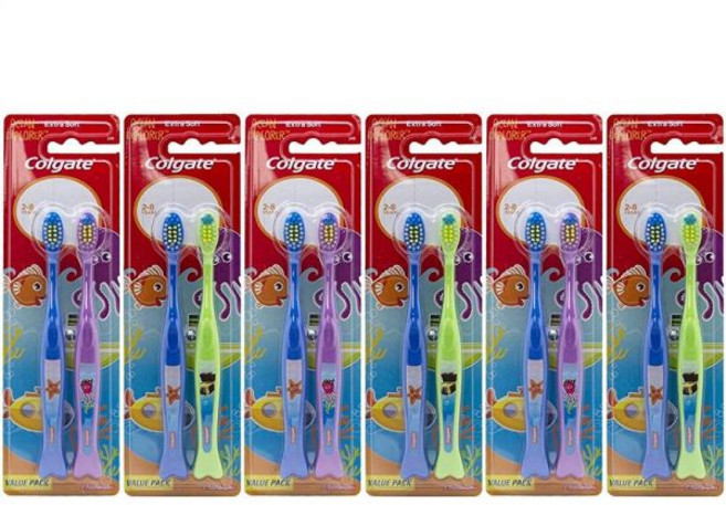 COLGATE 콜게이트 Ocean Explorer 엑스트라 소프트 칫솔 2개(6개 팩) 총 12개, 1개