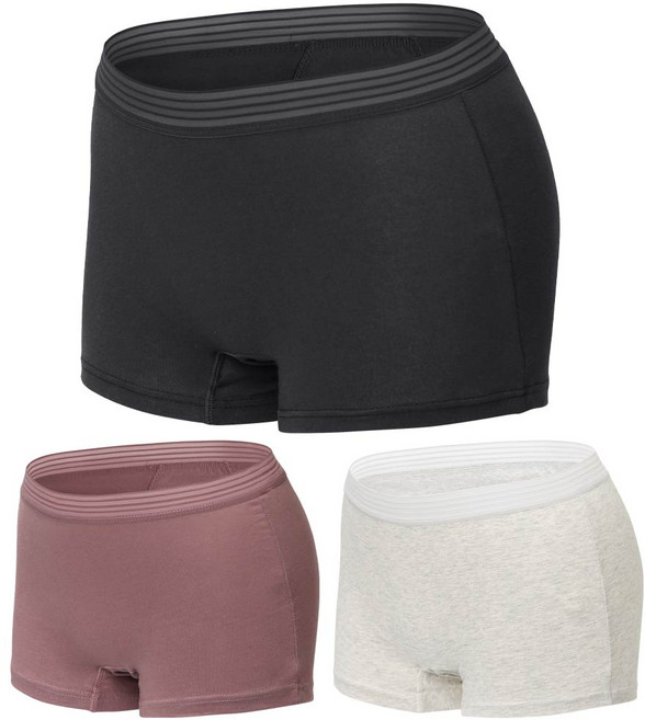 물랑루즈 이너프 여성 샘방지 위생 드로즈 3p 세트