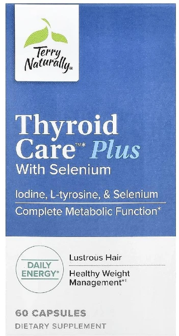 테리내추럴리 셀레늄 Thyroid Care L 티로신 요오드 캡슐 60정, 120g, 1개 - 쿠팡