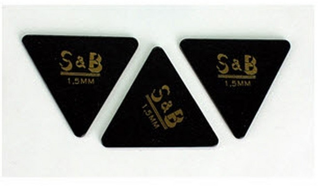 야마하 (S앤B) 베이스 기타 피크 1.5mm/ 베이스 피크, 1개