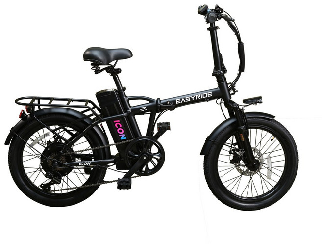 이지라이드 아이콘 전기자전거 정격500W 최대출력 750W, 스틸, 블랙