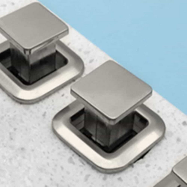 원터치푸쉬 매입손잡이 사각 미닫이문손잡이