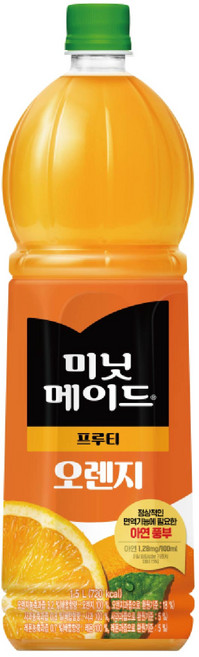 미닛메이드 오리지널 오렌지 주스, 1.5L, 4개