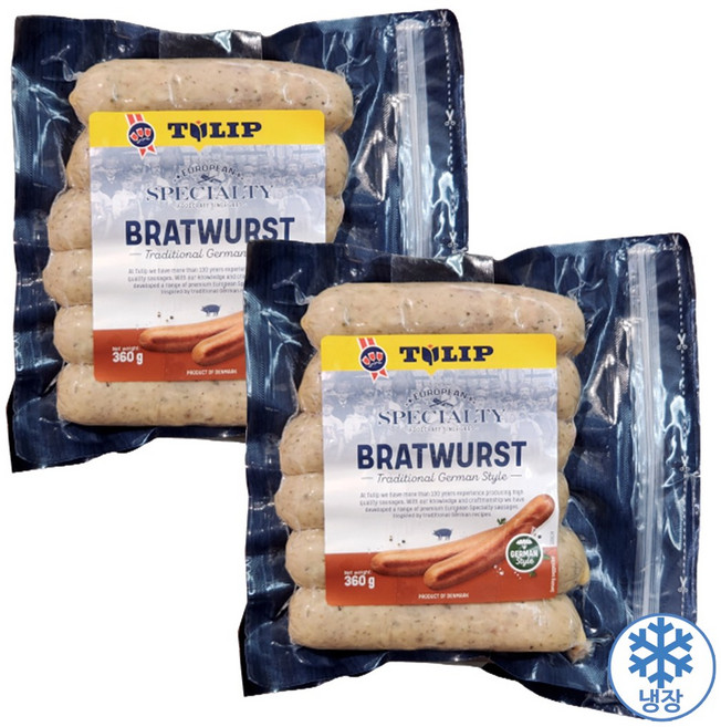 코스트코 튤립 무첨가 브랏부어스트, 2개, 360g