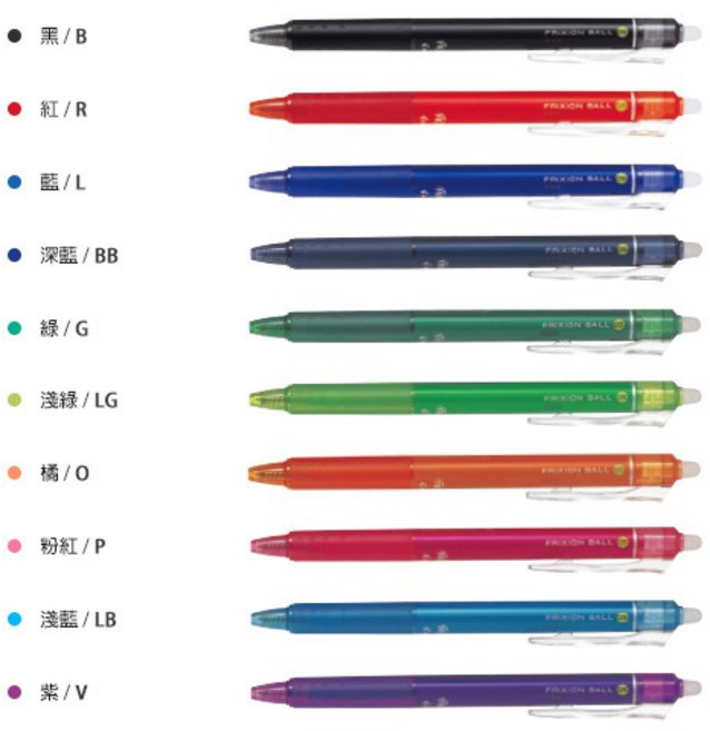 PILOT百樂 按鍵魔擦筆 0.5mm(LFBK-23EF), 0.5筆芯*黑, 1個裝