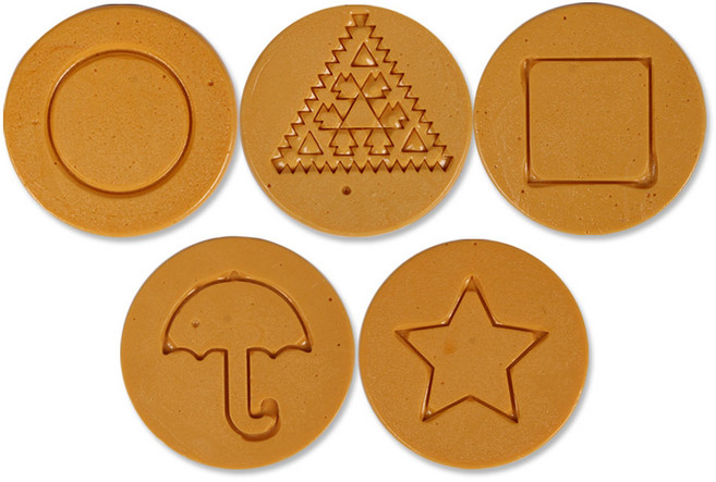 추억의 달고나 뽑기 5종, 150g, 1세트