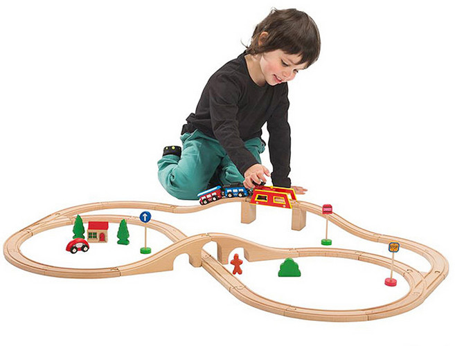 비가(VIGA) 원목트레인세트49P (V56304)