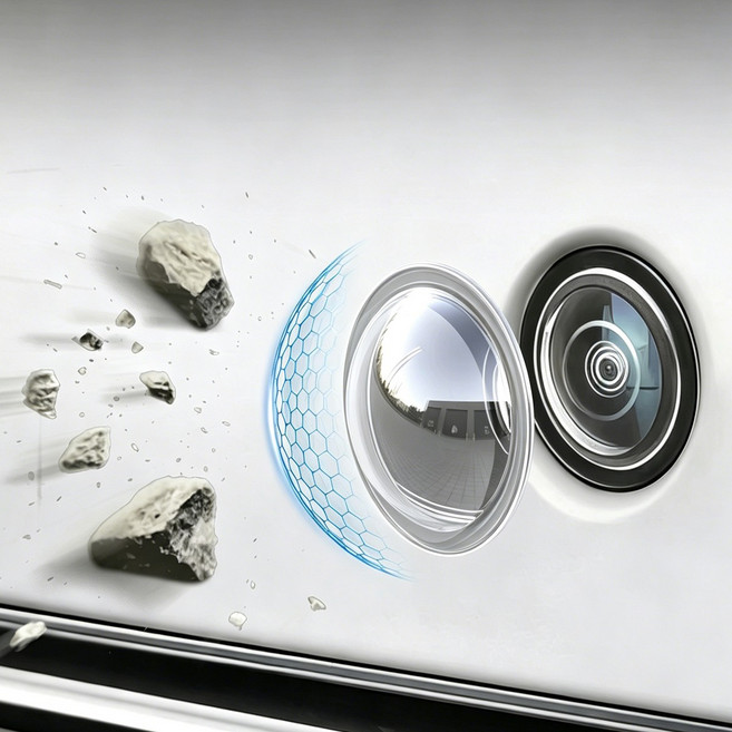 SEAMETAL 2개입 자동차 카메라 렌즈 투명 보호 커버 키트, C43555