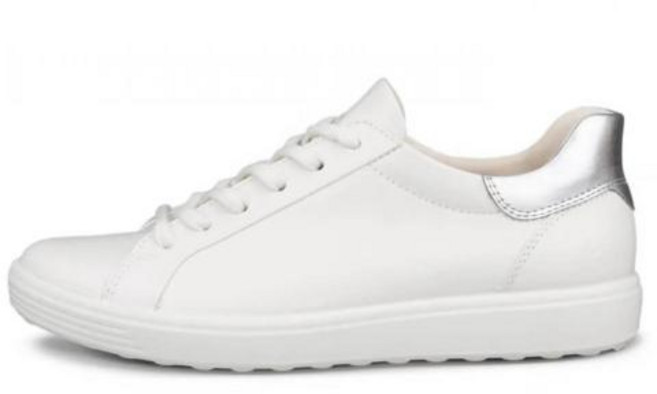 에코 여성 스니커즈 가죽 화이트 신발 캐주얼 소프트 7 470843