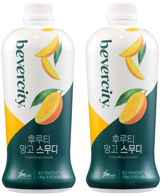 세미 망고 스무디 후루티 1.8kg, 2개