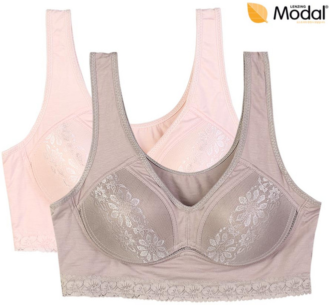 모달 브라 소프트몰드 노와이어 브라렛 탑브라 스포츠브라