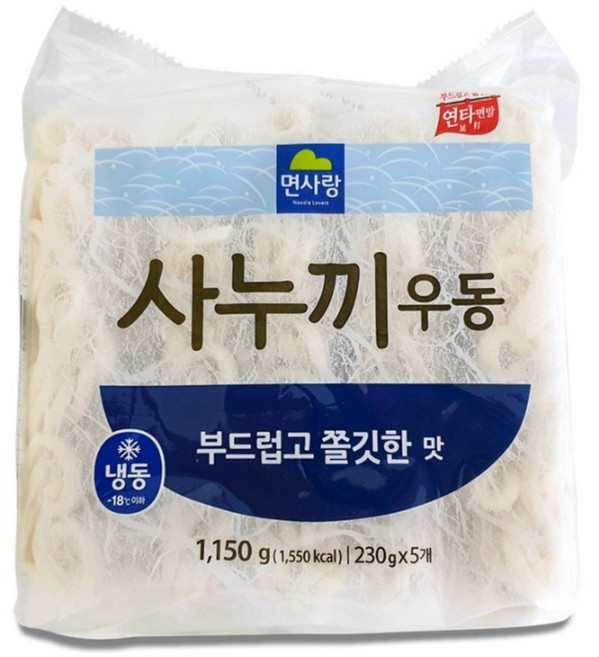 면사랑 사누끼우동, 1.15kg, 2개