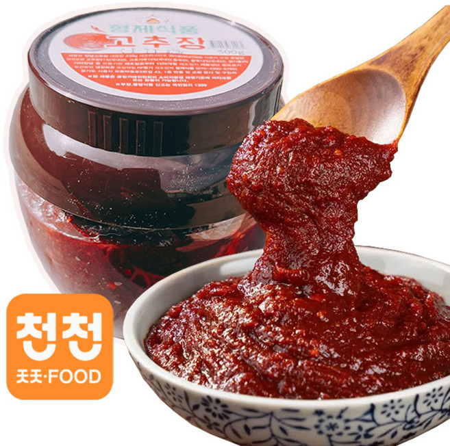 [천천중국식품]연변식 고추장 500G, 1세트