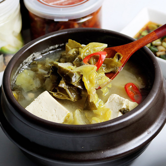 [밥도둑]간편 전라도 별미 우거지된장국 밀키트, 3개, 250g