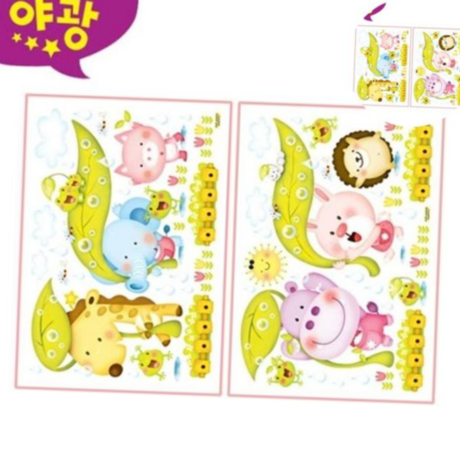 꾸미기스티커 요모조모 꾸미기 스티커 빗방울 FDT-4205, 본상품