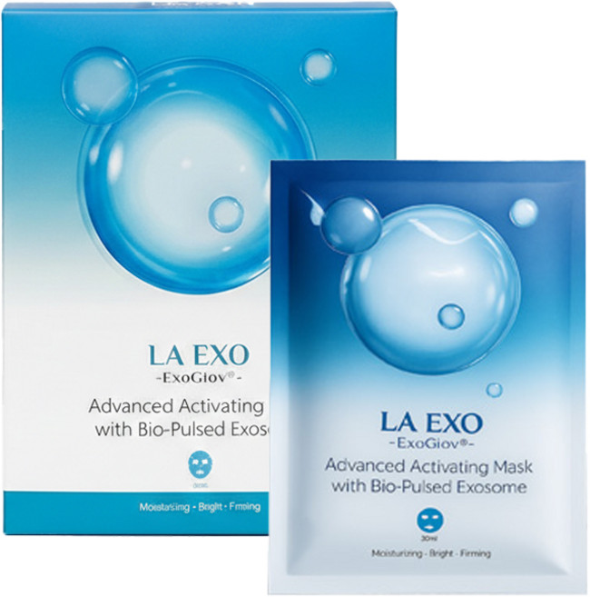 LA EXO 外泌體面膜 深層修護 保濕透亮, 1個, 3入