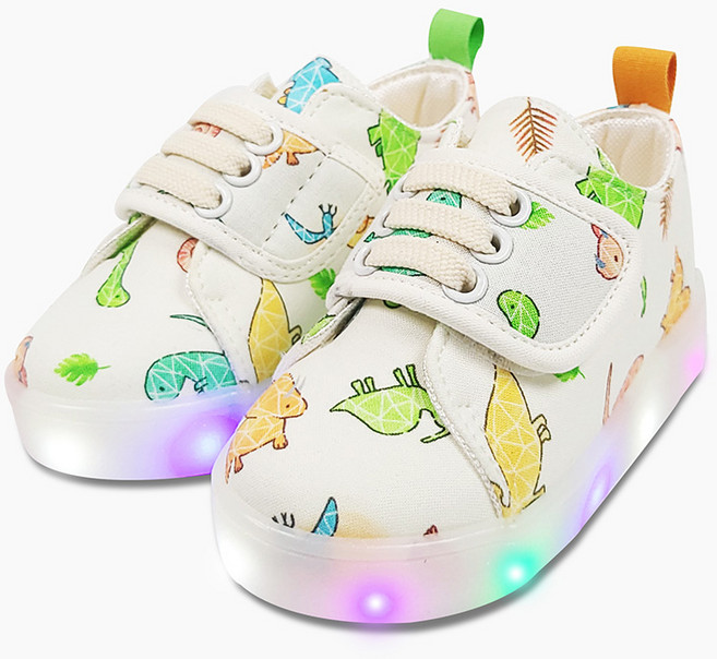 베이비솔 큐티사우르스 LED 운동화