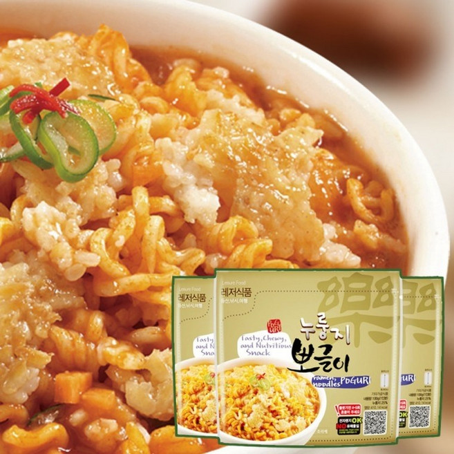 전투식량 간편식 즉석밥 밀키트 누룽지맛 뽀글이 10개, 10g