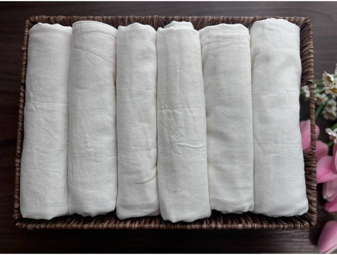 soit(소잇) 국산강화 소창수건 바로사용가능 정련완료 3겹, 고리없음, 1개