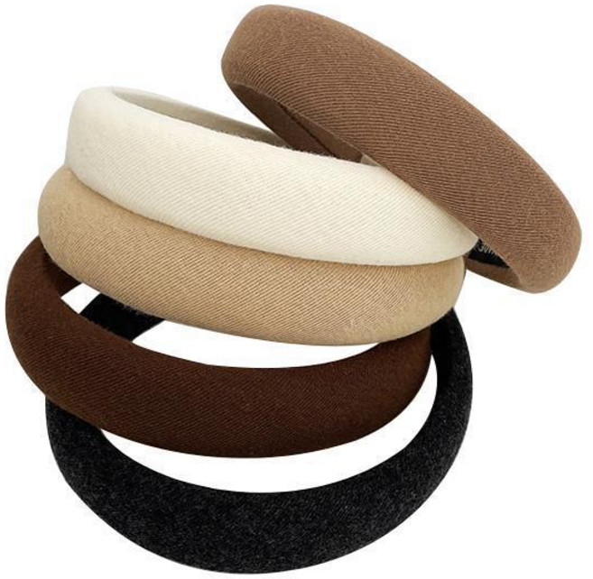 韓版寬邊細髮箍 厚海綿髮箍