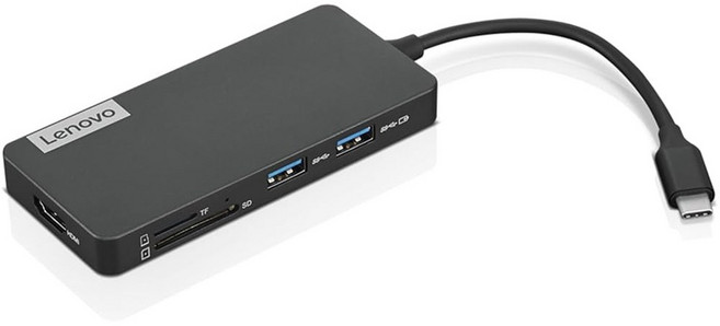 레노버 ThinkPad L15 USB C 타입 허브 7 in 1 4X90V55523, 1개