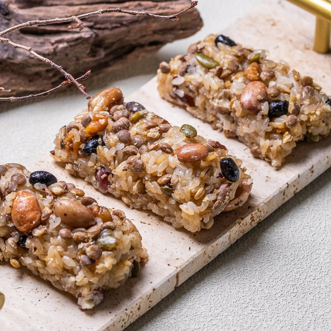 장가손떡 무가염 무가당 오트밀 영양밥(M) 귀리 찰밥 영양 잡곡밥 약밥 단백질 콩밥 건강간식(설탕X 소금X)), 10개, 60g