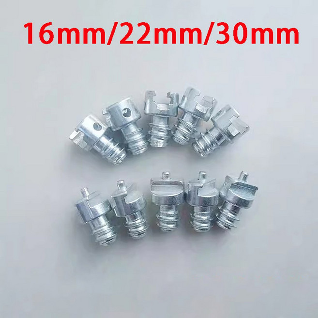 1쌍 전기 드릴 파이프 준설 용수철 클리너 어댑터 암수 커넥팅 로드 기계 헤드 커넥터 16mm 22mm 30mm 2pcs