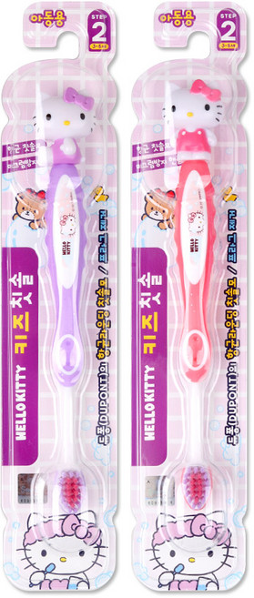 해호 키티 피규어 칫솔 2단계, 1개, 1개입