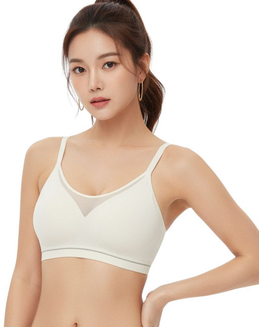 Kyails 편한 스포츠 브라 뽕 심리스 노와이어 브라탑
