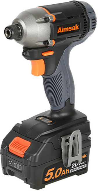 아임삭 20V 충전 임팩 드라이버 AI618M3 MAX 배터리2개 1세트