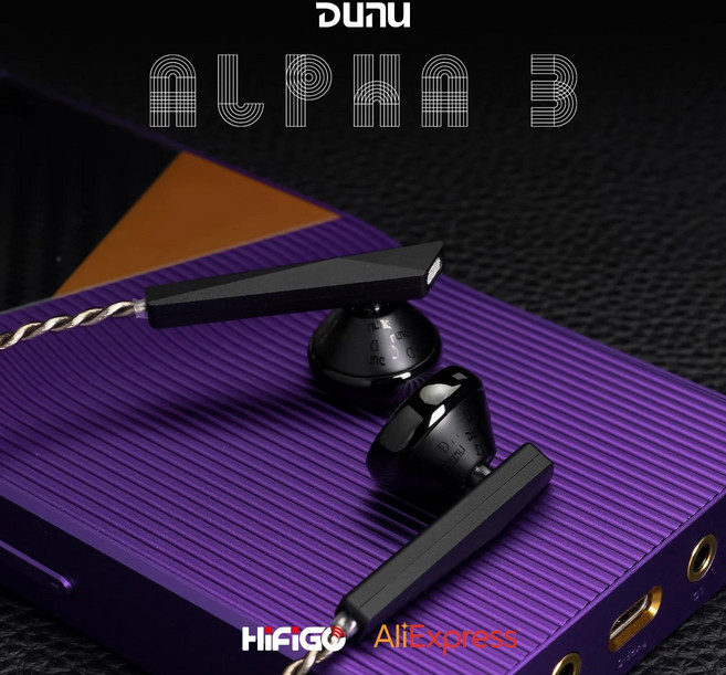 C타입 유선 이어폰 DUNU 플래그십 플랫 헤드 14.2mm 다이나믹 드라이버 인이어 HiFi 음악 알파 3, 3.3.5MMDTC50