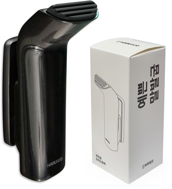 하루앤코 무타공 도어스토퍼 현관문 말발굽 스토퍼, 오닉스 블랙, 1세트