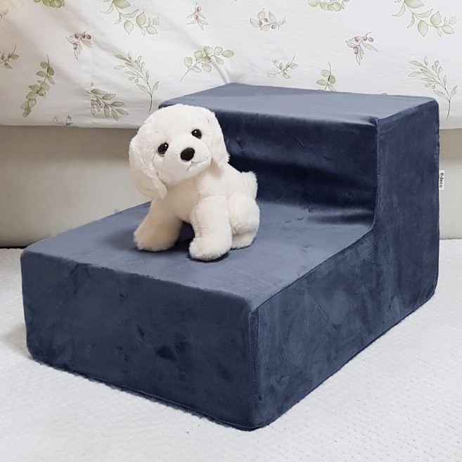 8 DECO 강아지계단 펫스텝 애견계단 소피블루 & 클래식블루 2단4단, 1개
