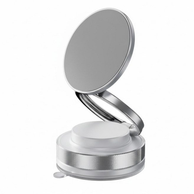 칙슬릭 맥세이프 차량 핸드폰거치대 흡착식, 화이트, 1개