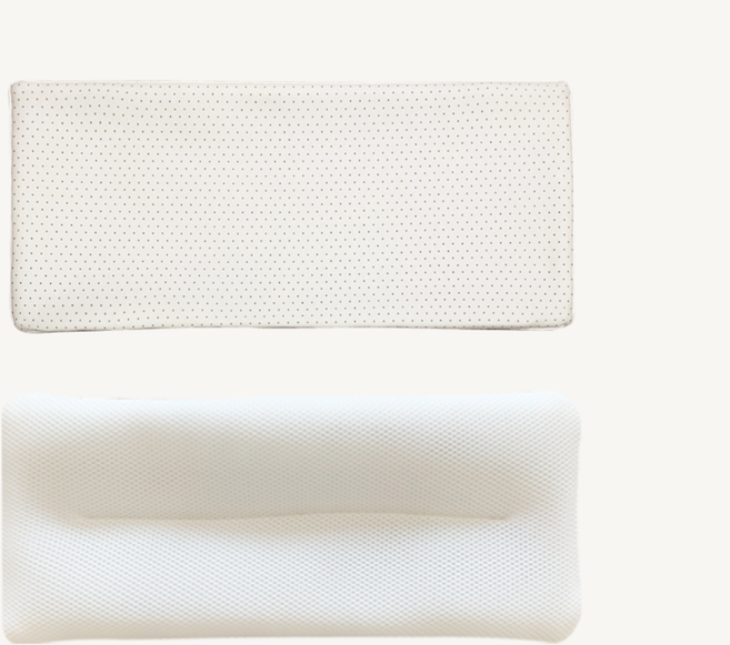 어텀31 오가닉코튼 인견 양면 아기 와이드베개 + 매쉬 속통, 도트