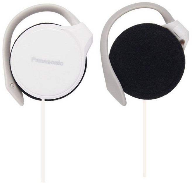 파나소닉 슬림 이어폰 클립형, RP-HS46, 화이트