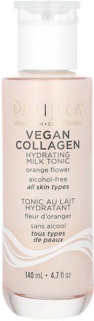 Pacifica 비건 콜라겐 수분 공급 밀크 토닉 오렌지 꽃향 알코올 무함유 140ml(4.7fl oz) Pacifica (퍼시피카), 1개, 140ml - 쿠팡