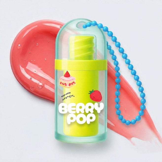 [베리팝] 듀이 글레이즈 워터 플럼핑 틴트, 2개, 써머 피치