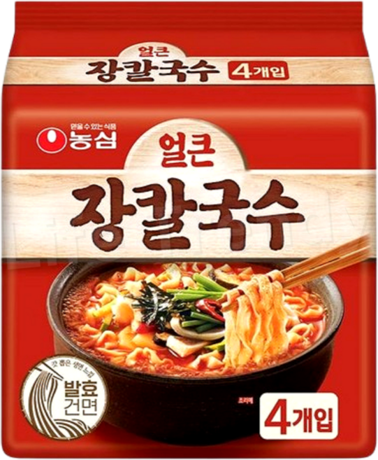 농심 얼큰 장칼국수 412g, 1팩