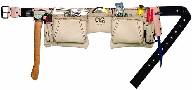 (국내배송)CLC 공구주머니 툴벨트 못주머니 12포켓 175274 앞치마, 1개