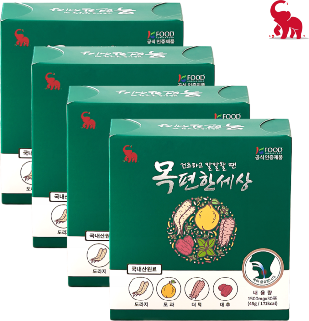 목편한세상 30포, 1.5g, 120개