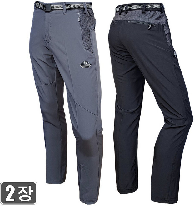 1+1 웨어몬 여름 절개 스판 아이스바지 댄디룩 일상복 시원함 내구성 아웃도어 WF-31s